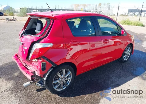 2012 Toyota Yaris Se from USA, damaged, VIN JTDKTUD34CD536796